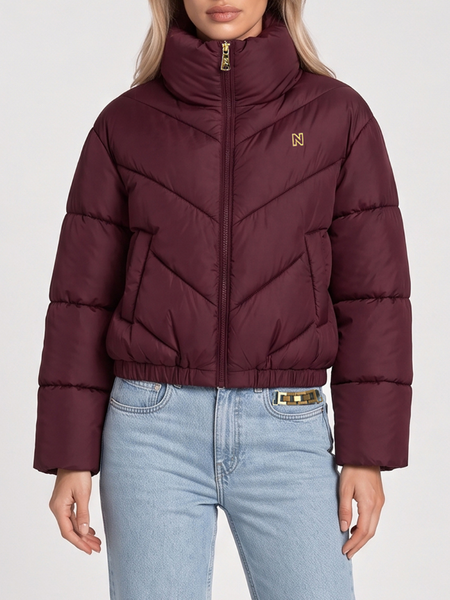 Nikkie Nikkie Anatolia Puffer Jacket - Grape Wine