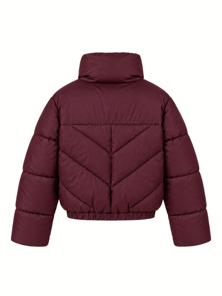 Nikkie Nikkie Anatolia Puffer Jacket - Grape Wine