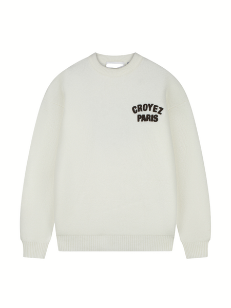 Croyez Paris Knit Sweater - Off-White