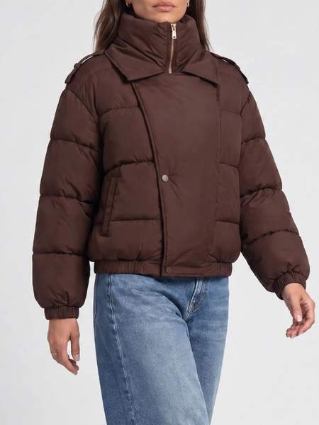 Fifth House Pea Puffer Coat - Chocolate Martini Fifth House Fifth House Pea Puffer Coat - Chocolate Martini