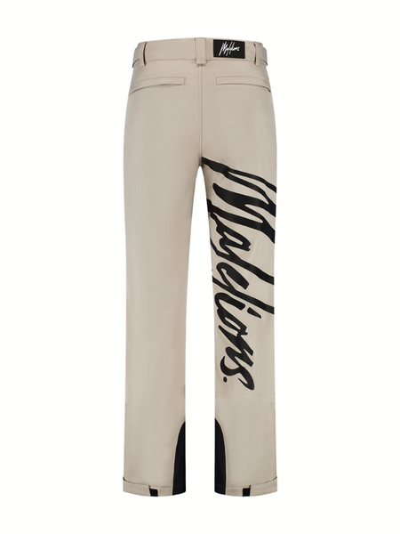 Malelions Ski Polar Pants - Beige Malelions Malelions Ski Polar Pants - Beige