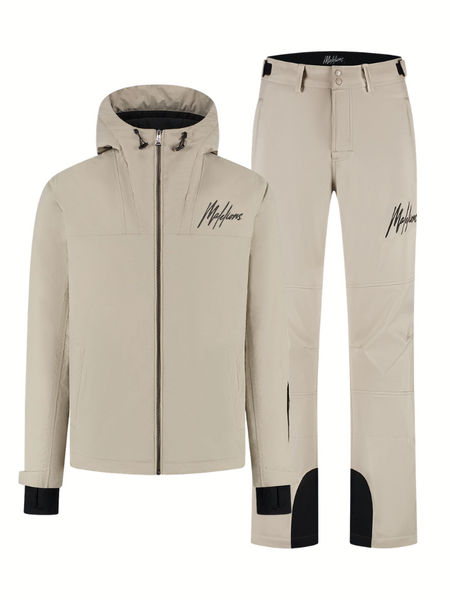 Malelions Ski Polar Combi-set - Beige