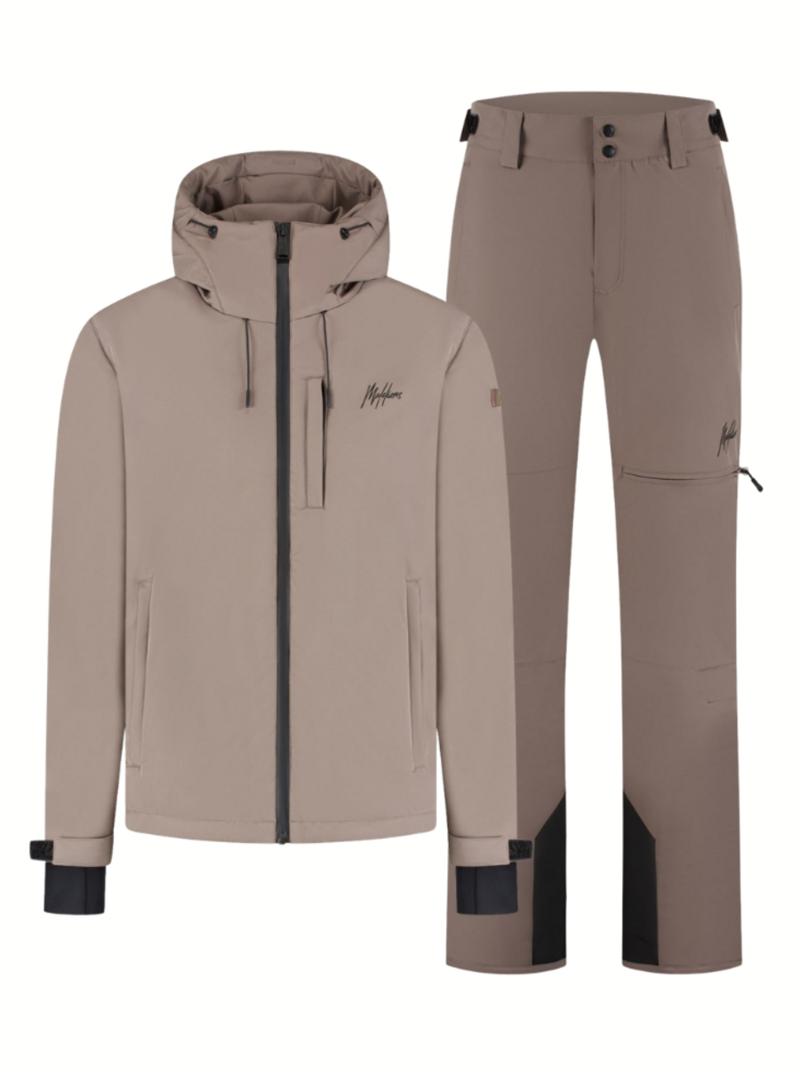 Malelions Malelions Ski Mogul Combi-set - Stone Brown