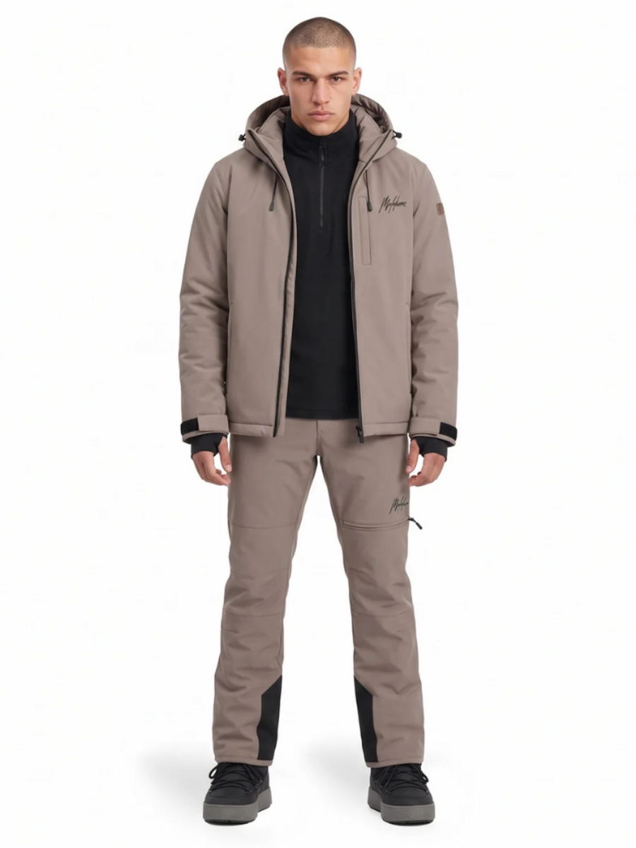 Malelions Malelions Ski Mogul Combi-set - Stone Brown