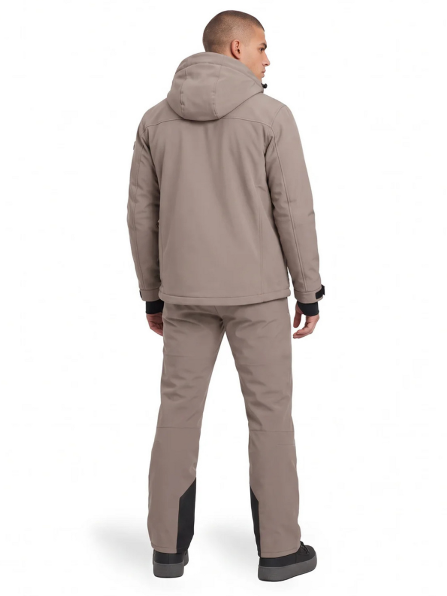 Malelions Malelions Ski Mogul Combi-set - Stone Brown