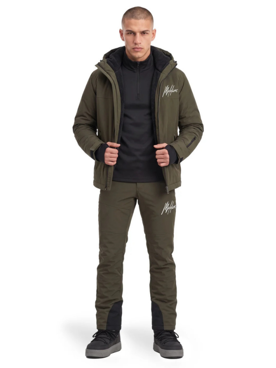Malelions Malelions Ski Polar Combi-set - Brown