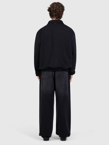 Pure Path Polo Half Zip Sweater - Black Pure Path Pure Path Polo Half Zip Sweater - Black