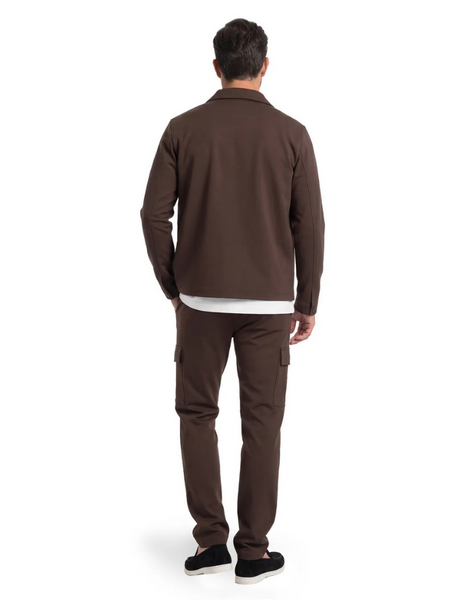 Malelions Premium Blend Overshirt - Brown Malelions Malelions Premium Blend Overshirt - Brown