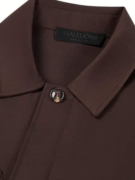 Malelions Premium Blend Overshirt - Brown Malelions Malelions Premium Blend Overshirt - Brown