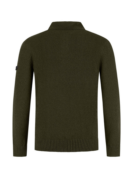 Malelions Premium Knitted Bouclé Longsleeve - Dark Olive Malelions Malelions Premium Knitted Bouclé Longsleeve - Dark Olive