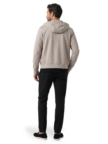Malelions Premium Hooded Hybrid Jacket - Taupe Malelions Malelions Premium Hooded Hybrid Jacket - Taupe