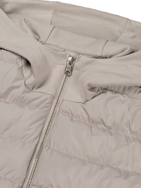 Malelions Premium Hooded Hybrid Jacket - Taupe Malelions Malelions Premium Hooded Hybrid Jacket - Taupe