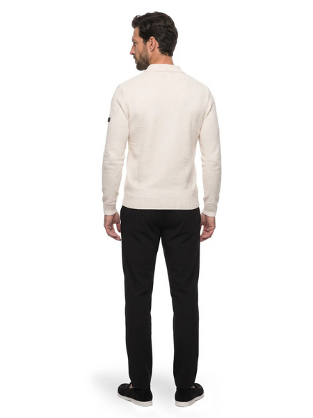 Malelions Premium Knitted Bouclé Longsleeve - Off-White Malelions Malelions Premium Knitted Bouclé Longsleeve - Off-White