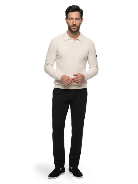 Malelions Malelions Premium Knitted Bouclé Longsleeve - Off-White Malelions Premium Knitted Bouclé Longsleeve - Off-White
