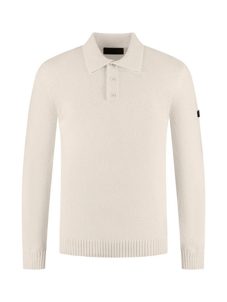 Malelions Premium Knitted Bouclé Longsleeve - Off-White Malelions Malelions Premium Knitted Bouclé Longsleeve - Off-White