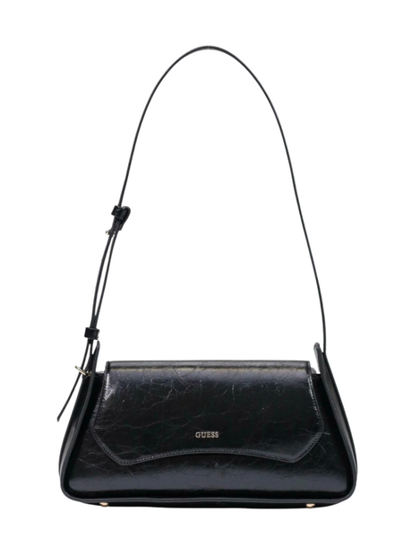 Guess Guess Xena Flap Shoulder Bag - Black Guess Xena Flap Shoulder Bag - Black