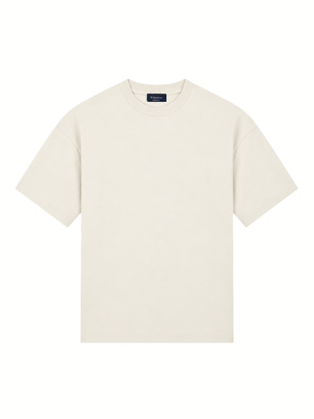 TriaD'oro TriaD'oro Relaxed Fit T-Shirt - Off White TriaD'oro Relaxed Fit T-Shirt - Off White