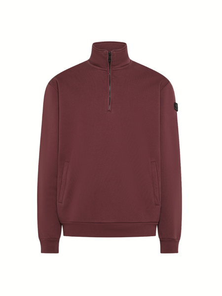 Peuterey Peuterey Dory FW 02 Half Zip Sweater - Rosso Prugna