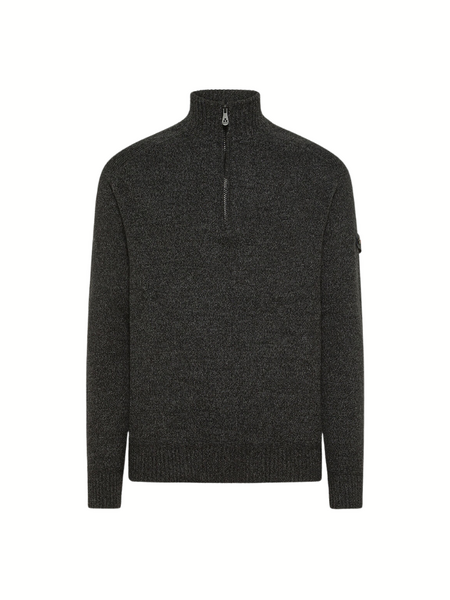 Peuterey Peuterey Braille GRS 04 Sweater - Nero/Mouline Peuterey Braille GRS 04 Sweater - Nero/Mouline