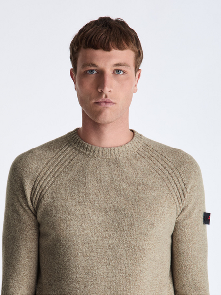 Peuterey Itokawa GRS 04 Sweater - Sesamo Mouline Peuterey Peuterey Itokawa GRS 04 Sweater - Sesamo Mouline
