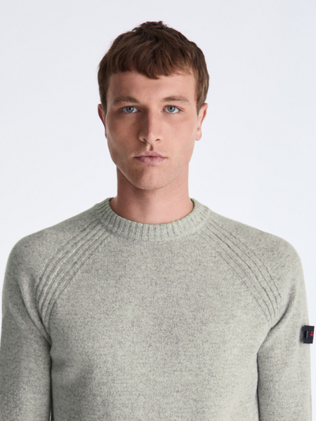 Peuterey Itokawa GRS 04 Sweater - Grigio Melange Medi/Mouline Peuterey Peuterey Itokawa GRS 04 Sweater - Grigio Melange Medi/Mouline