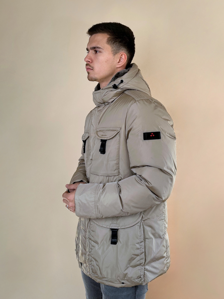 Peuterey Aiptek NBE 03 FUR Jacket - Taupe Peuterey Peuterey Aiptek NBE 03 FUR Jacket - Taupe