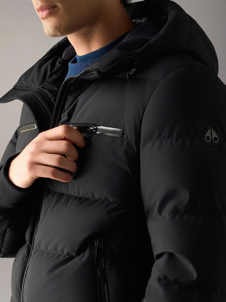 Moose Knuckles Men Soho Bomber - Black Moose Knuckles Moose Knuckles Men Soho Bomber - Black