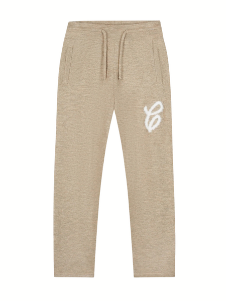 Croyez Women Fluffy Essence Knit Sweatpants - Cream