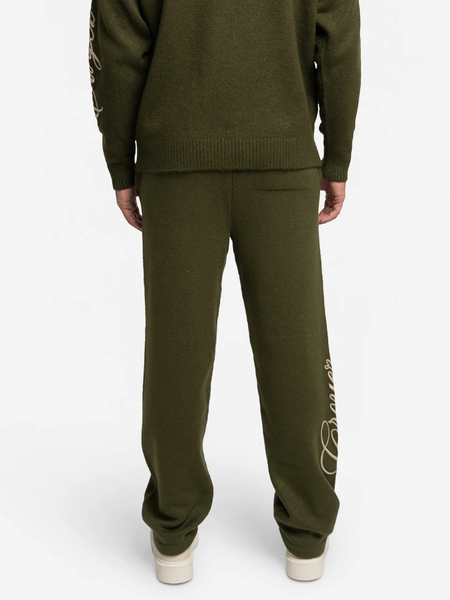 Croyez Script 2.0 Knit Sweatpants - Forest Green Croyez Croyez Script 2.0 Knit Sweatpants - Forest Green