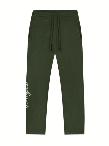 Croyez Script 2.0 Knit Sweatpants - Forest Green Croyez Croyez Script 2.0 Knit Sweatpants - Forest Green