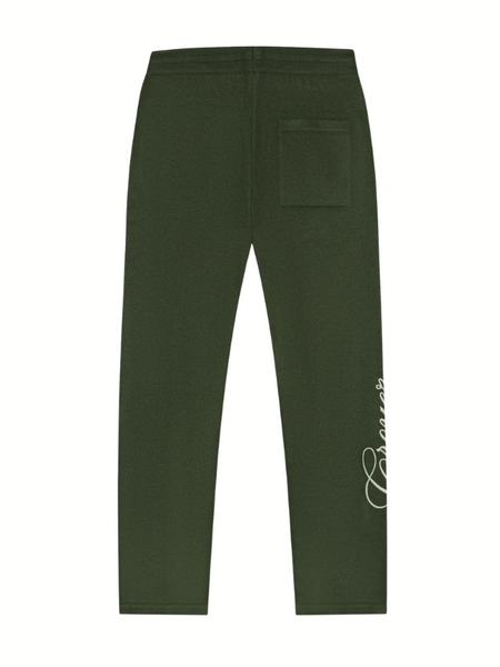 Croyez Script 2.0 Knit Sweatpants - Forest Green Croyez Croyez Script 2.0 Knit Sweatpants - Forest Green