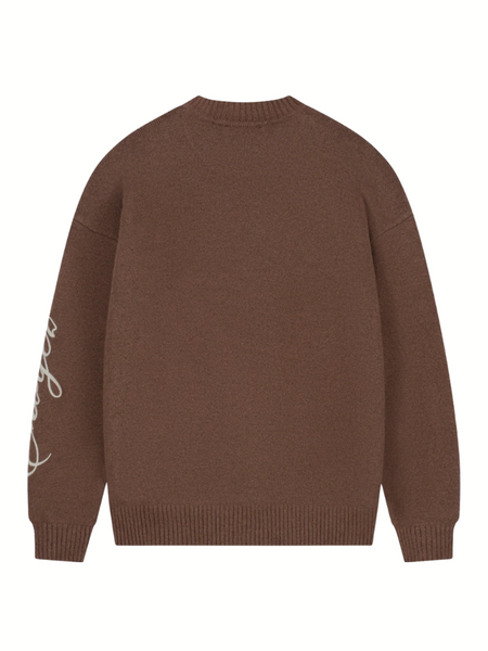Croyez Script 2.0 Knit Sweater - Melted Red Croyez Croyez Script 2.0 Knit Sweater - Melted Red