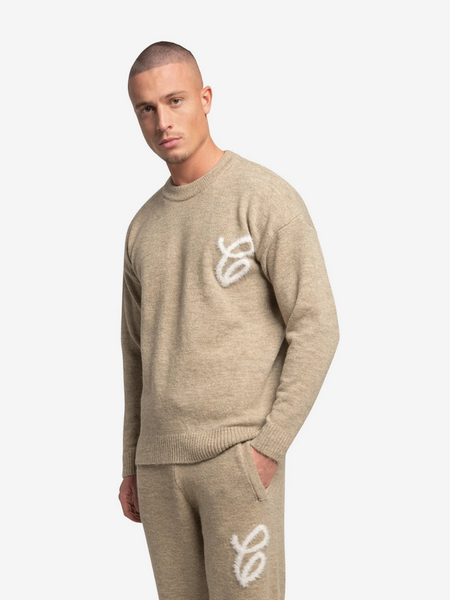 Croyez Croyez Fluffy Essence Knit Sweater - Cream