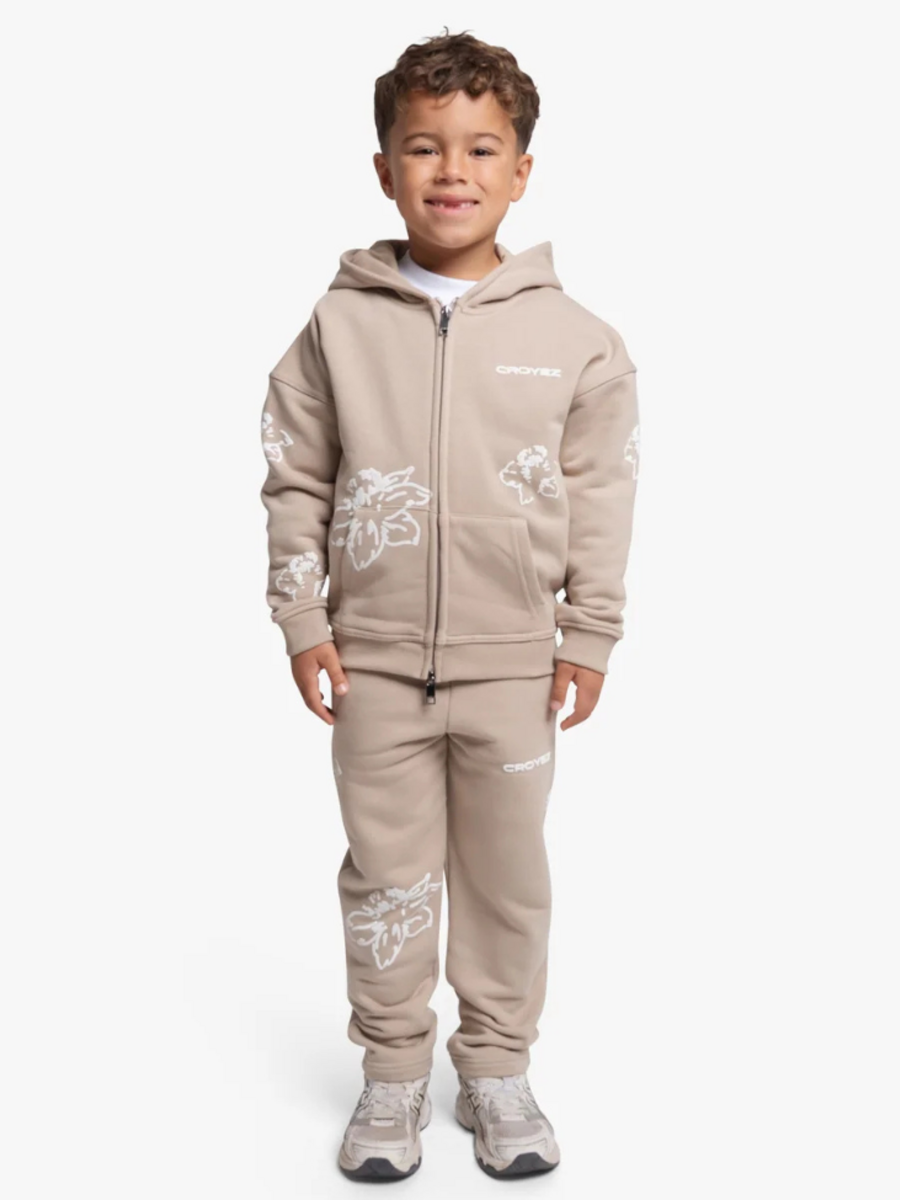 Croyez Croyez Mini Initial Flower Combi-set - Sand
