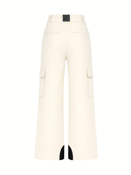 Nikkie Nikkie Ulsan Insulated Cargo Pants - Cream