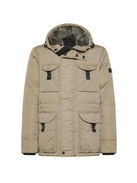 Peuterey Peuterey Aiptek NBE 03 Fur Jacket - Taupe Peuterey Aiptek NBE 03 Fur Jacket - Taupe