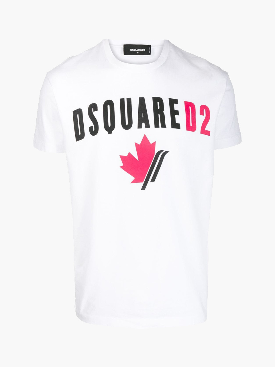 dsquared2 leaf logo t shirt white