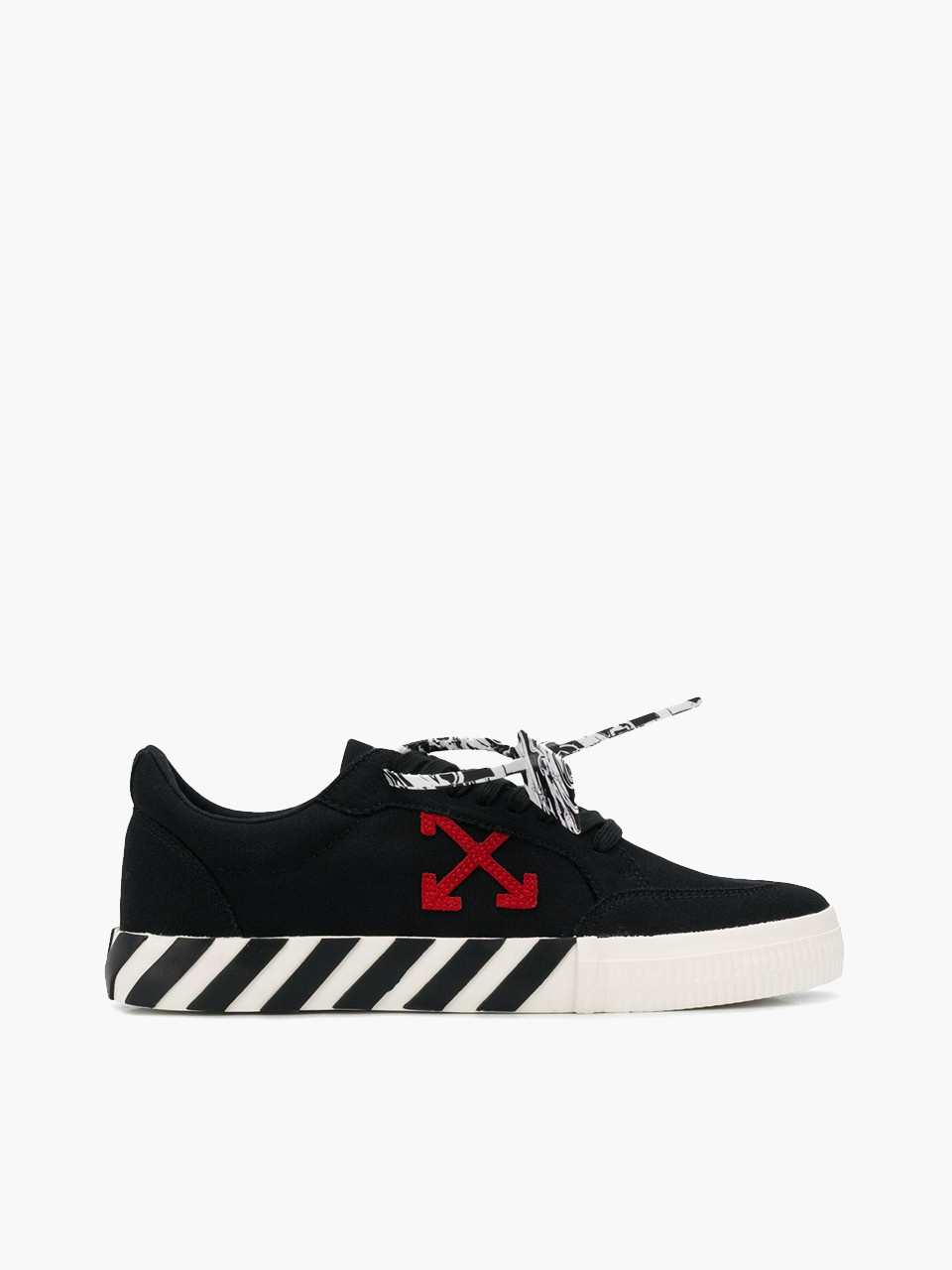 off white sneakers red