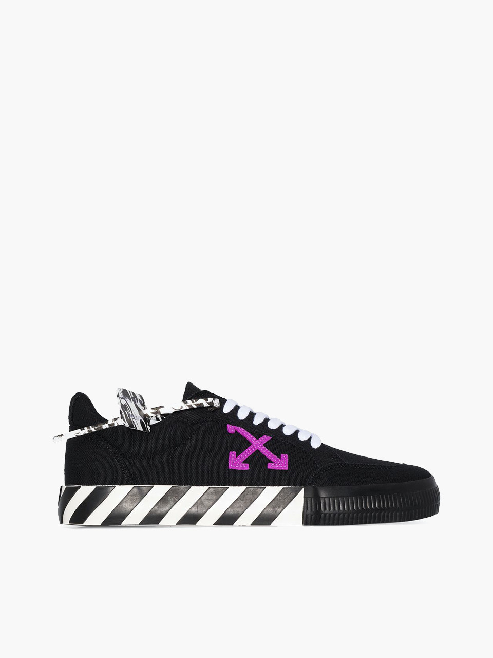 purple off white shoes