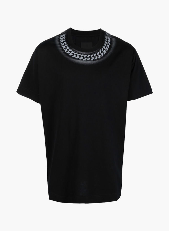 【送料&関税込】Givenchy Embossed Chain Collar Slimfit Tshir Givenchy Chain-Link Print T-shirt - Bottega Tendenza