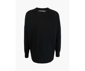 Palm Angels Oversized Mock Neck L/S T 