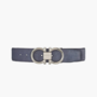 Salvatore Ferragamo Reversible Natural Belt Suède