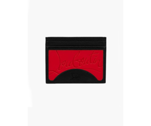 Christian Louboutin Kios Card Holder - Calf Leather And Rubber