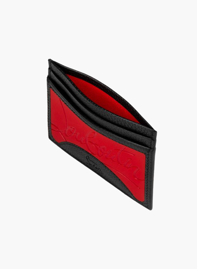 Christian Louboutin Kios Card Holder - Calf Leather And Rubber