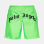 Palm Angels Curved Logo Swimwear Short