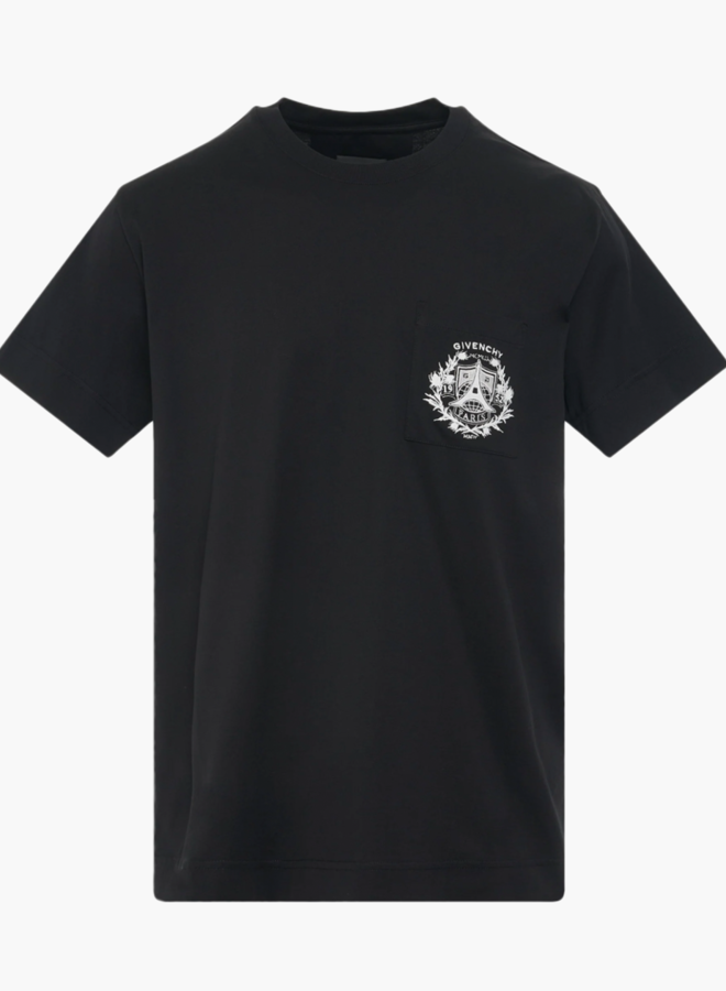 Givenchy Crest Logo Pocket T-Shirt