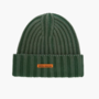 Heron Preston Logo-Patch Ribbed-Wool Beanie Hats