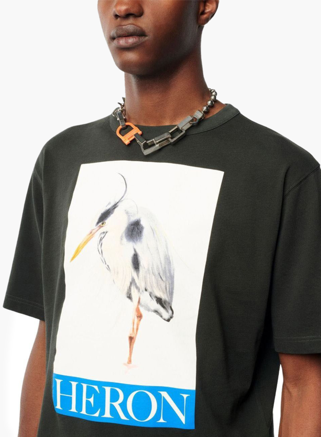 Heron Preston Heron painterly-print T-Shirt