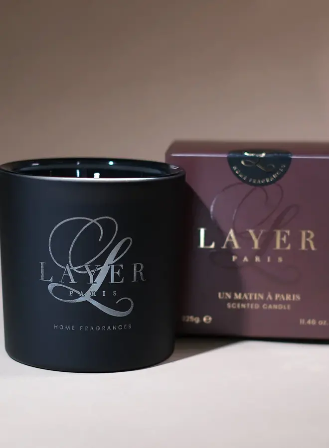 Layer UN MATIN A PARIS SCENTED CANDLE
