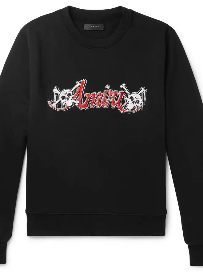 Amiri Motley crue crewneck